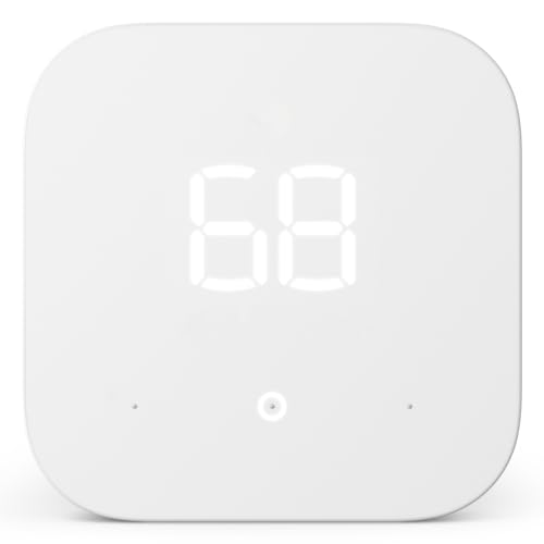 Amazon Smart Thermostat – Save money and energy - Works with Alexa and Ring - C-wire required