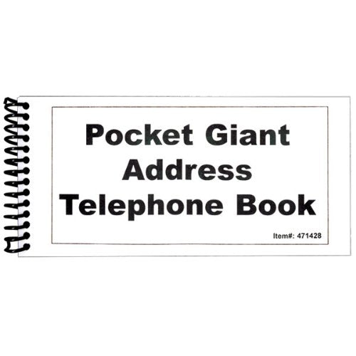 Pocket Large Print Address Book Success