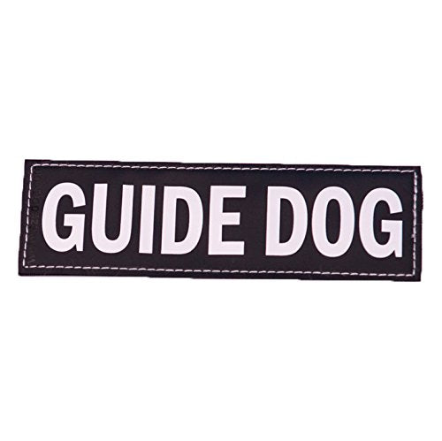 EzyDog Side Badge - Clearly Identifies Your Dog When Wearing The Convert Dog Harness - Set of Two Badges (Guide Dog, Large)