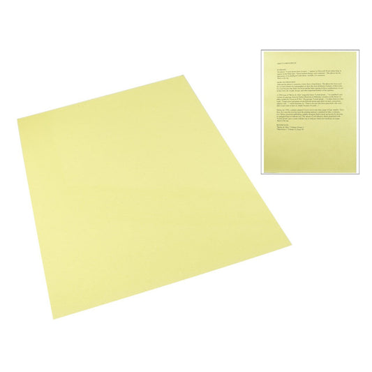 MaxiAids Yellow Tinted Plastic Reading Sheet Success