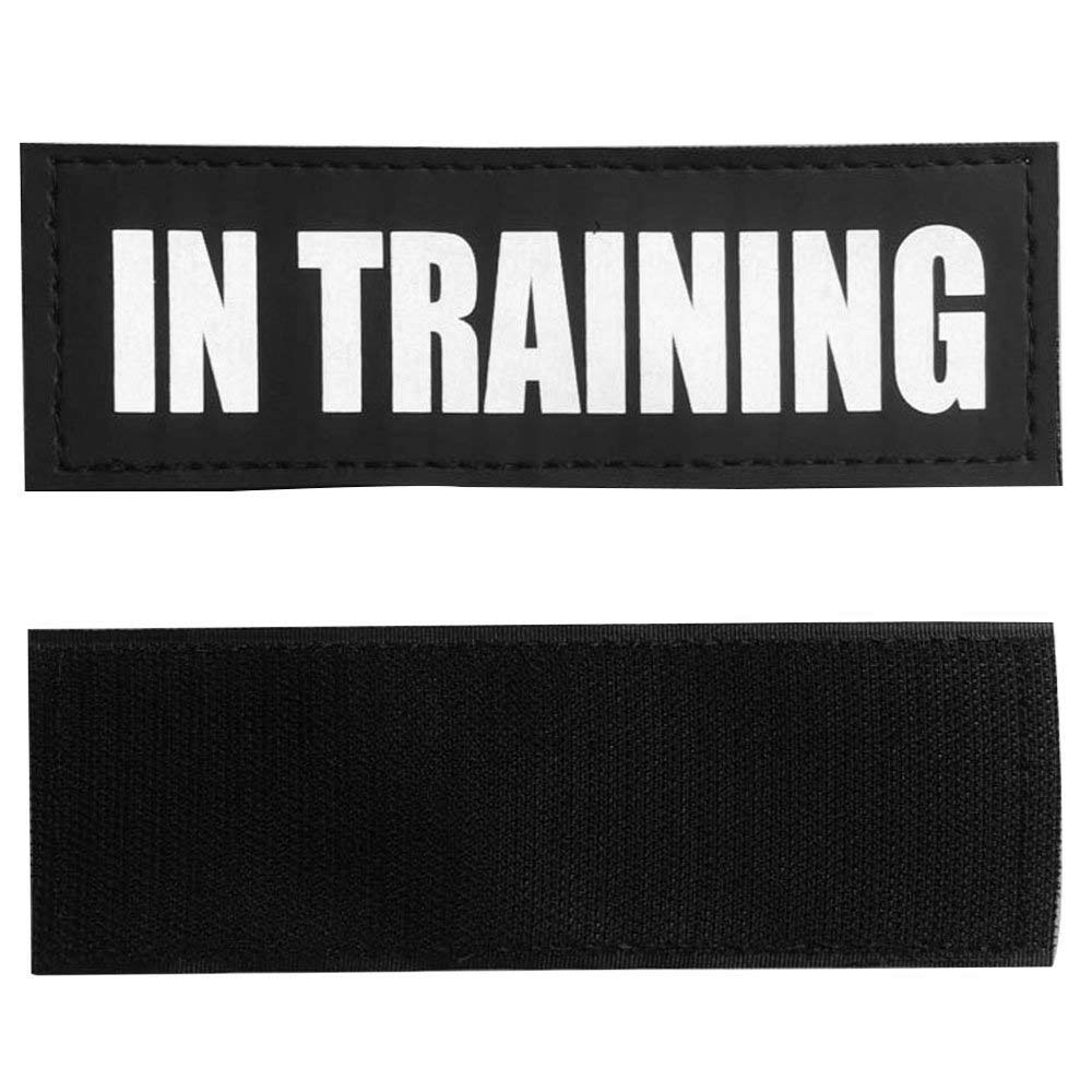 Fairwin in Training Dog Patches, Reflective and Removable Dog Tags for Service Vest Dog Harness