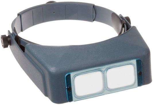 onegan DA-3 OptiVISOR Headband Magnifier, 1.75X Magnification Glass Lens Plate, 14" Focal Length