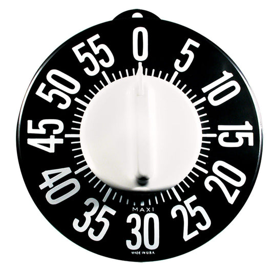 actile Low Vision Timer-Black Dial, White Numbers Success