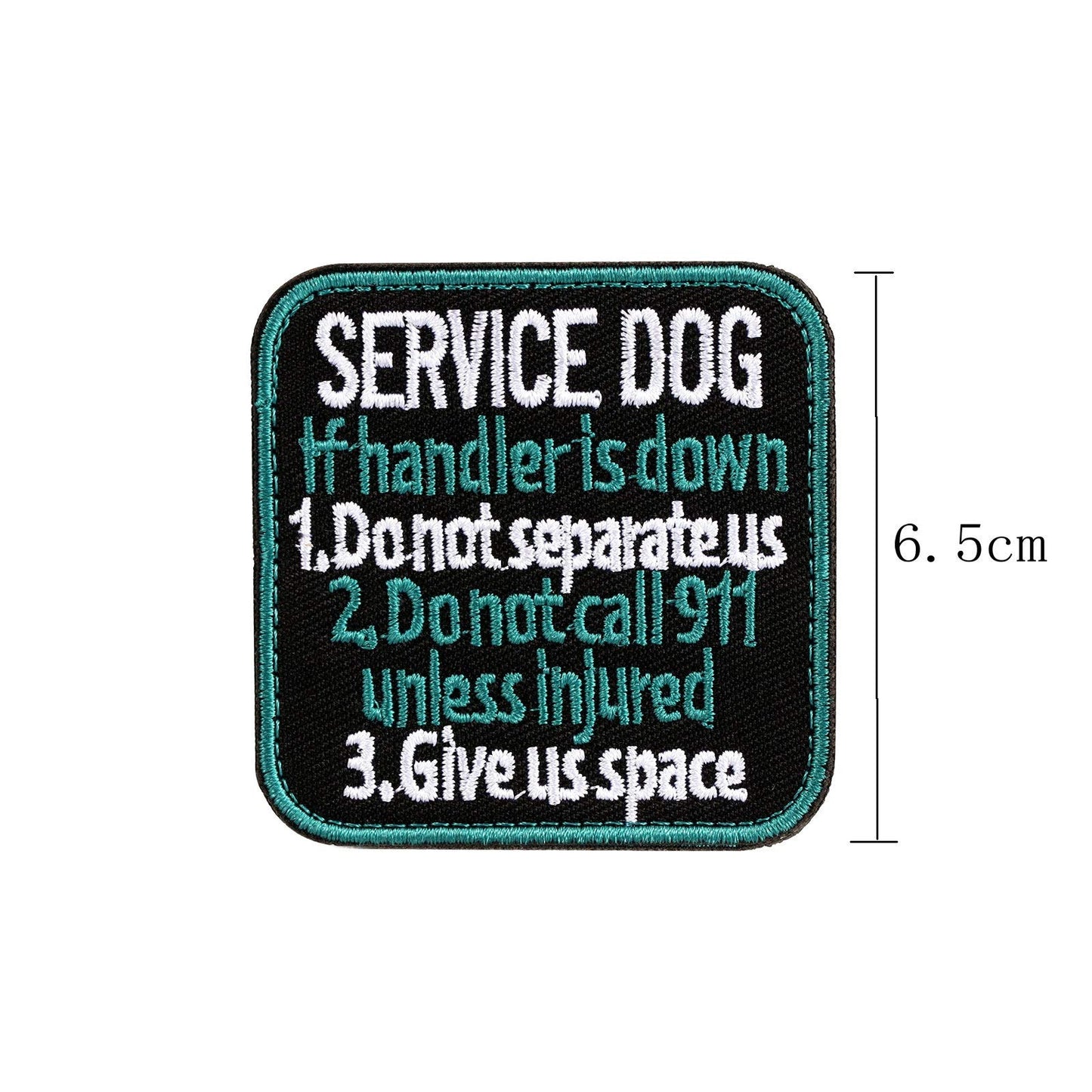 Vevins Service Dog Vest Patches - K9 in Training Hook and Loop Tag - Embroidered Morale Patches for Tactiacl Dog Harness Backpack