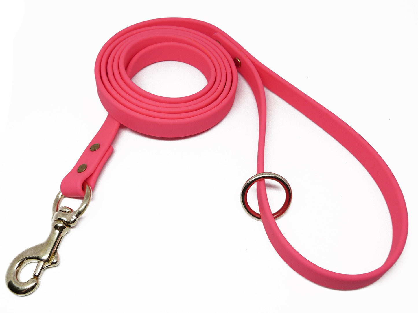 Jim Hodges Dog Training Gummy Dog Leash, Biothane, Dog Training Leash, Waterproof, Weatherproof, 6 Foot Length for Small, Medium & Large Dogs or Puppies, Various Sizes & Colors